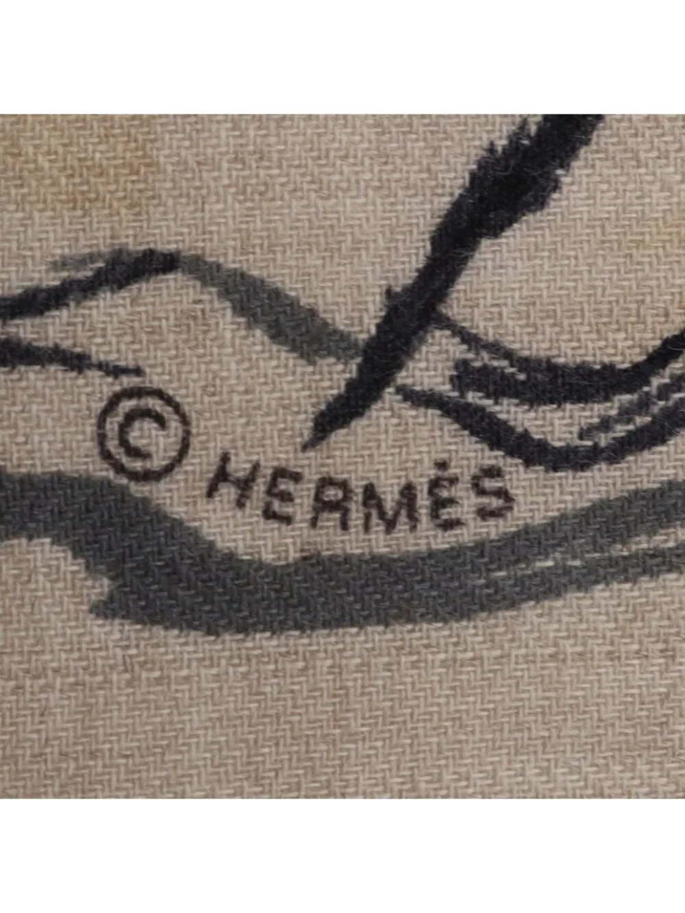 Hermes Scarf Carre Geant 140 Paddock Silk